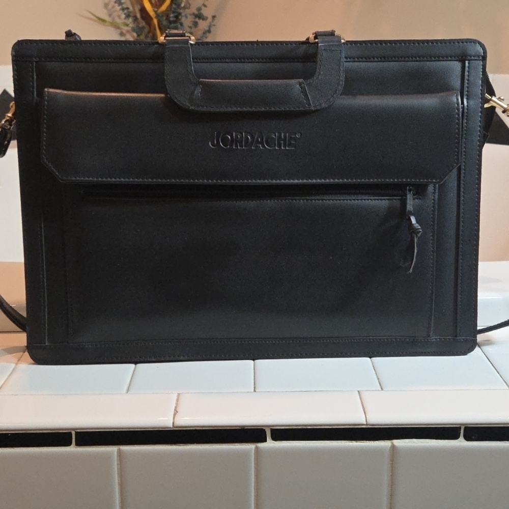 Vintage JORDACHE Briefcase Attache Messenger Bag
